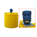 Tanque de dosagem de água cilíndrica/cone de alta qualidade com o misturador de sabão líquido elétrico industrial agitador